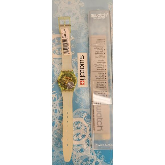 Vintage Swatch watch SPYRAL GJ119 New in box with paperwork - Picture 6 of 9